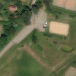Sand Volleyball Court — aerial view