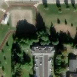 Strawberry Hill Beach Volleyball Court #3 — aerial view