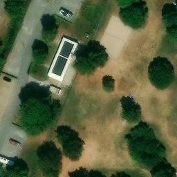 Sand Volleyball Court, Bruchsal — aerial view