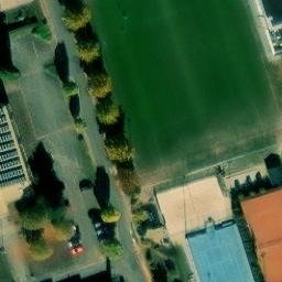 Sand Volleyball Court, Schwaigern — aerial view