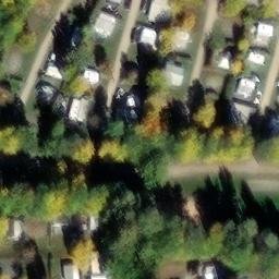 Sand Volleyball Court, Pfofeld — aerial view