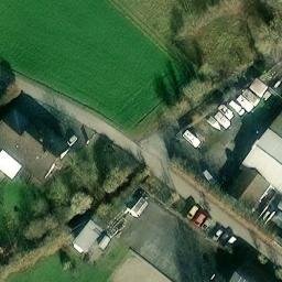 Sand Volleyball Court in Linkenheim-Hochstetten, Baden-Württemberg — aerial view