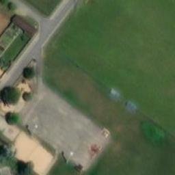 Sand Volleyball Court — aerial view