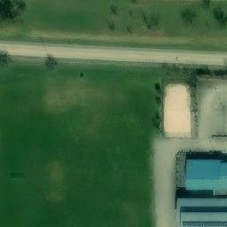 Sand Volleyball Court, Kraichtal — aerial view