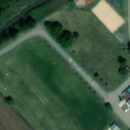 Sand Volleyball Court — aerial view