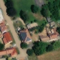 Sand Volleyball Court — aerial view