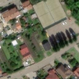Sand Volleyball Court — aerial view