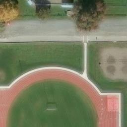 Ladner Beach Volleyball Court #1 — aerial view