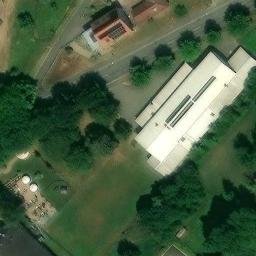 Grass Volleyball Court, Bruchsal — aerial view