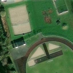 Blankenloch Beach Volleyball Court #1 — aerial view