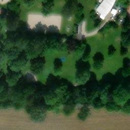 Sand Volleyball Court, Güglingen — aerial view