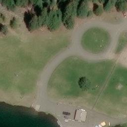 Area H (Manning Park/Tulameen/Siwash) Beach Volleyball Court #1 — aerial view