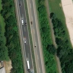 Sand Volleyball Court — aerial view