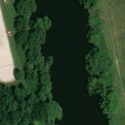 Sand Volleyball Court — aerial view