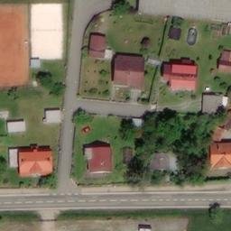 Sand Volleyball Court — aerial view