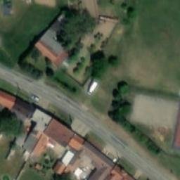 Volleyball Court near Rešice — aerial view