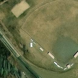 Mishkosiminiziibiing  / Big Grassy Beach Volleyball Court — aerial view