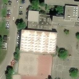 Volleyball Court, Wörth am Rhein — aerial view