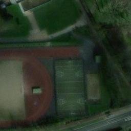 Sand Volleyball Court — aerial view