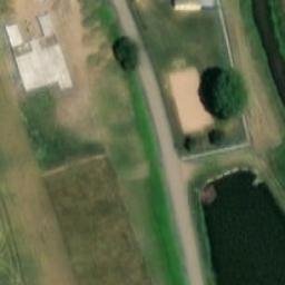 Sand Volleyball Court — aerial view