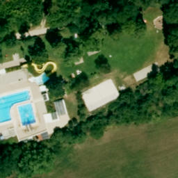 Sand Volleyball Court, Dietfurt a.d.Altmühl — aerial view