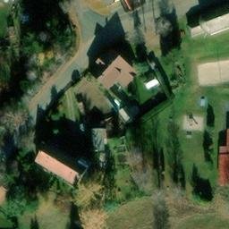 Sand Volleyball Court — aerial view