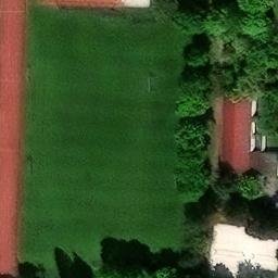Sand Volleyball Court — aerial view