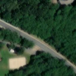 Sand Volleyball Court — aerial view