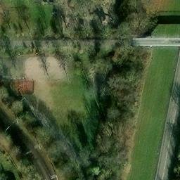 Sand Volleyball Court, Karlsruhe — aerial view