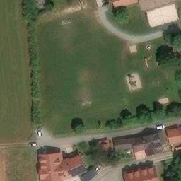 Volleyball Court near Haunkenzell — aerial view