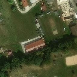 Sand Volleyball Court — aerial view