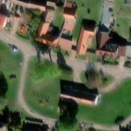 Grass Volleyball Court — aerial view