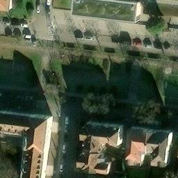 Grass Volleyball Court, Karlsruhe — aerial view