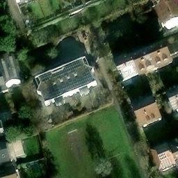 Grass Volleyball Court, Karlsruhe — aerial view