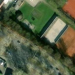 Sand Volleyball Court, Karlsruhe — aerial view
