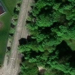 Sand Volleyball Court — aerial view