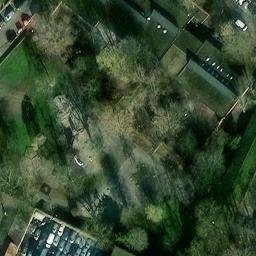 Grass Volleyball Court, Karlsruhe — aerial view
