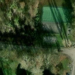 Sand Volleyball Court, Karlsruhe — aerial view