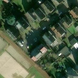 Sand Volleyball Court — aerial view