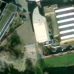 Grass Volleyball Court, Karlsruhe — aerial view