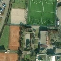 Sand Volleyball Court, Karlsruhe — aerial view
