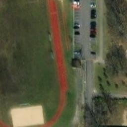 Sand Volleyball Court — aerial view