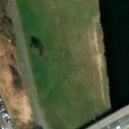 Sand Volleyball Court — aerial view