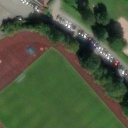 Sand Volleyball Court — aerial view