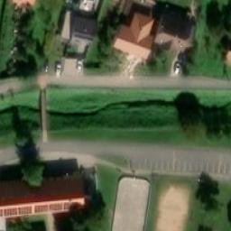 Sand Volleyball Court — aerial view