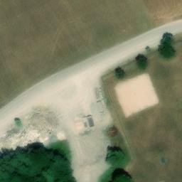 Sand Volleyball Court — aerial view