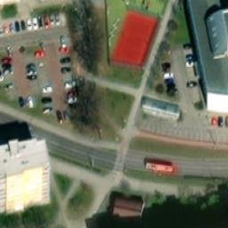 Volleyball Court — aerial view