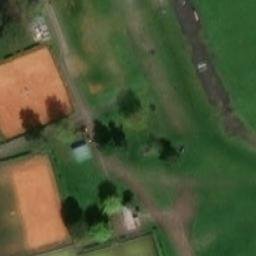 Sand Volleyball Court — aerial view