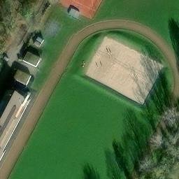 Rüppurr Beach Volleyball Court #1 — aerial view