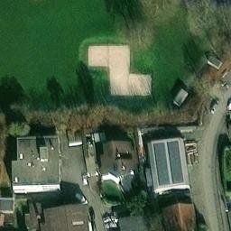 Sand Volleyball Court in Steinheim an der Murr, Baden-Württemberg — aerial view